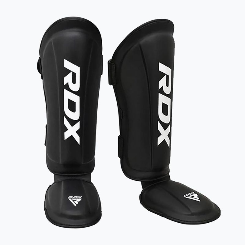 RDX T1 Shin Instep Guards protezioni per tibia e piede nero