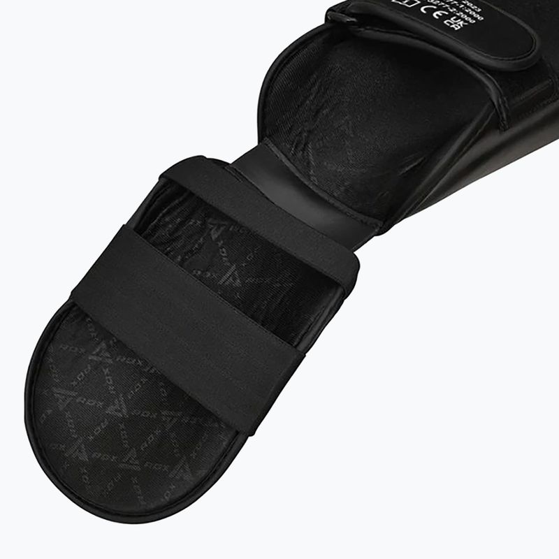 RDX T1 Shin Instep Guards protezioni per tibia e piede nero 8