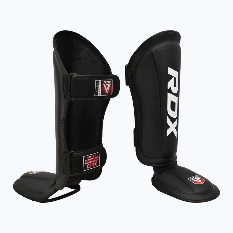 RDX T1 Shin Instep Guards protezioni per tibia e piede nero 2