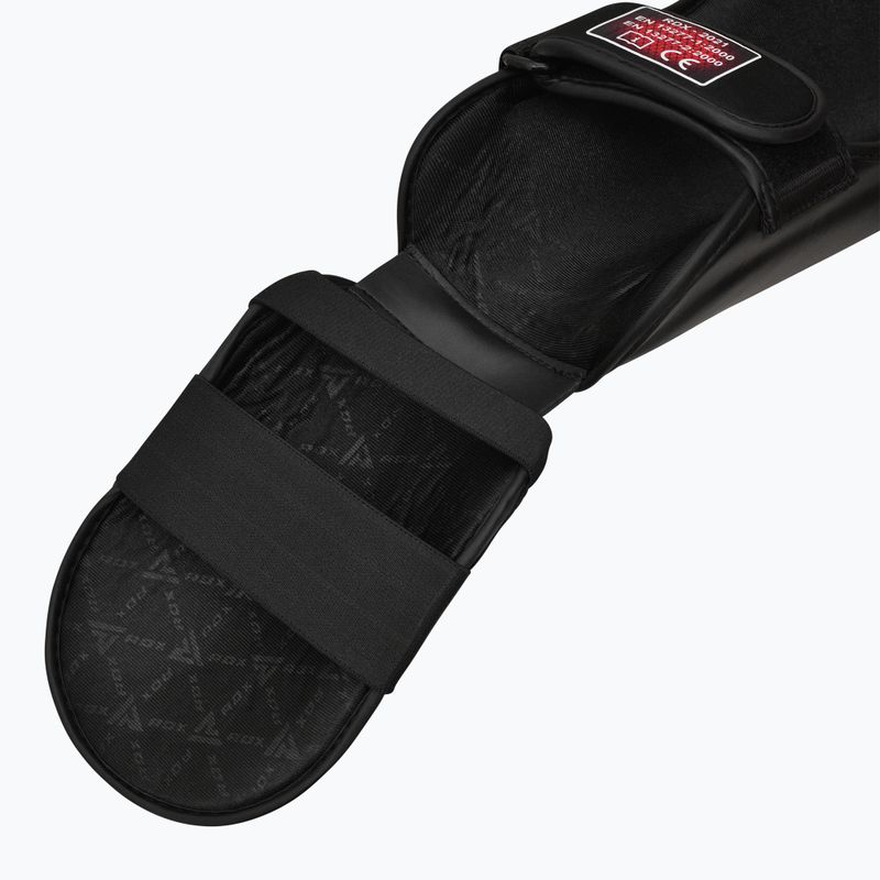 RDX T1 Shin Instep Guards protezioni per tibia e piede nero 6