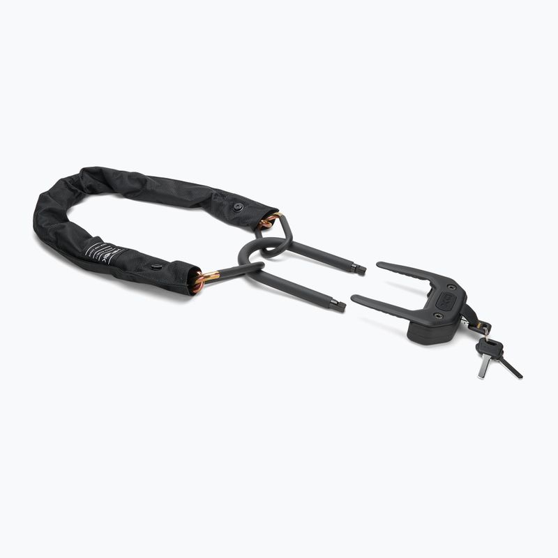 Lucchetto per bicicletta Hiplok E-DX nero 2