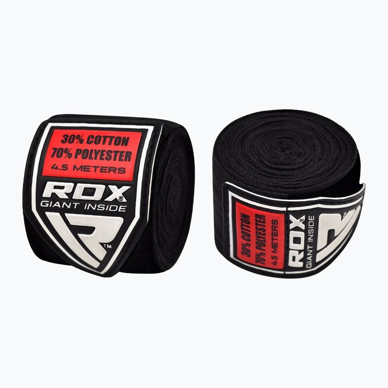 Bende da boxe RDX Hand Wraps nero 2