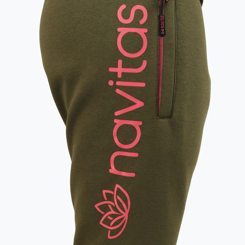 Pantaloni da donna Navitas Lily verde 3