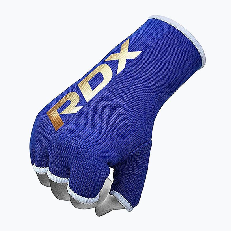 RDX Hosiery Guanto interno elasticizzato a mezze dita blu