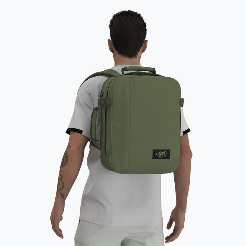 Zaino da trekking CabinZero Classic Tech 28 l georgiano kaki 14