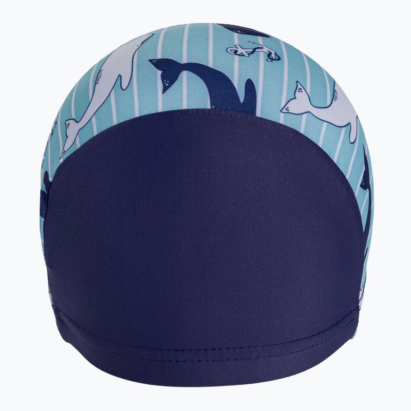 Cuffia da bagno per bambini Splash About Arka Whales blu navy/blu 3