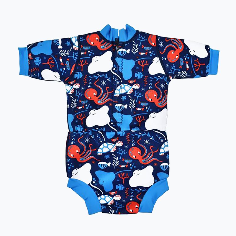 Schiuma per bambini Splash About Happy Nappy Sea World blu navy/blu 2