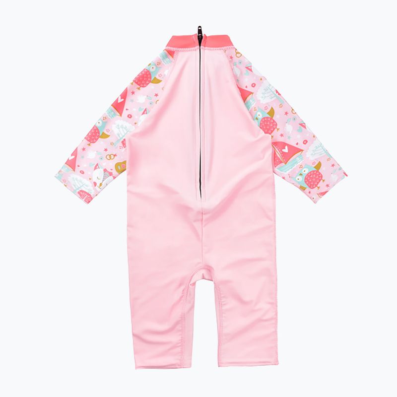 Tuta per bambini UPF 50+ Splash About UV Gufo e gattino rosa 2