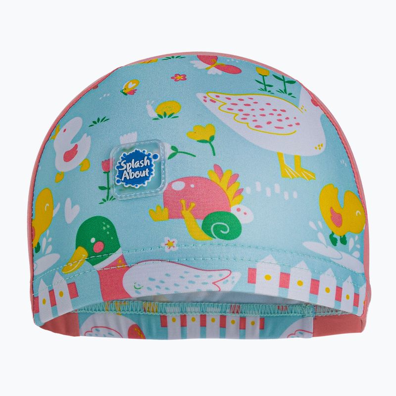 Cuffia da bagno per bambini Splash About Arka Ducks rosa