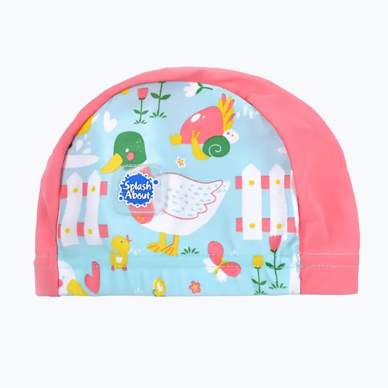 Cuffia da bagno per bambini Splash About Arka Ducks rosa 4