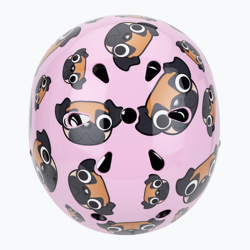 Casco da bici per bambini Hornit Pug rosa/marrone 6
