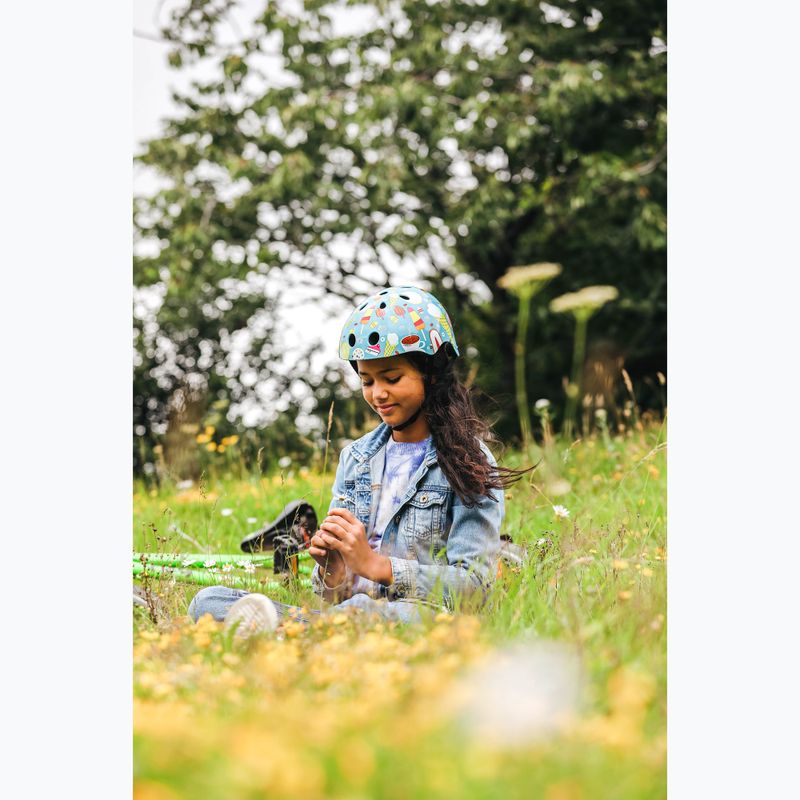 Casco da bici per bambini Hornit IceCream blu/multicolore 11
