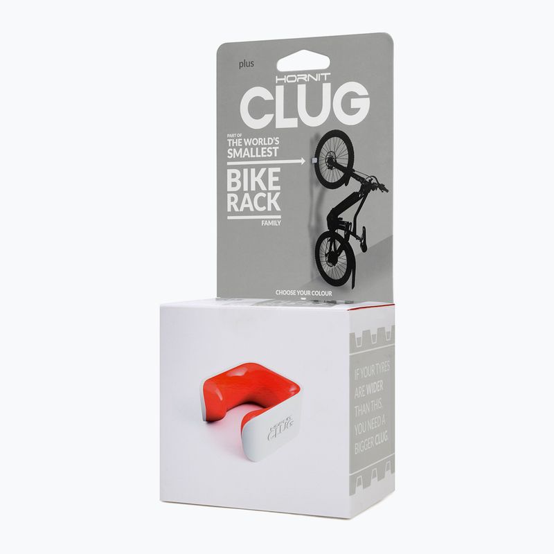 Hornit Clug MTB Plus Portabici da parete per biciclette bianco/arancio 4