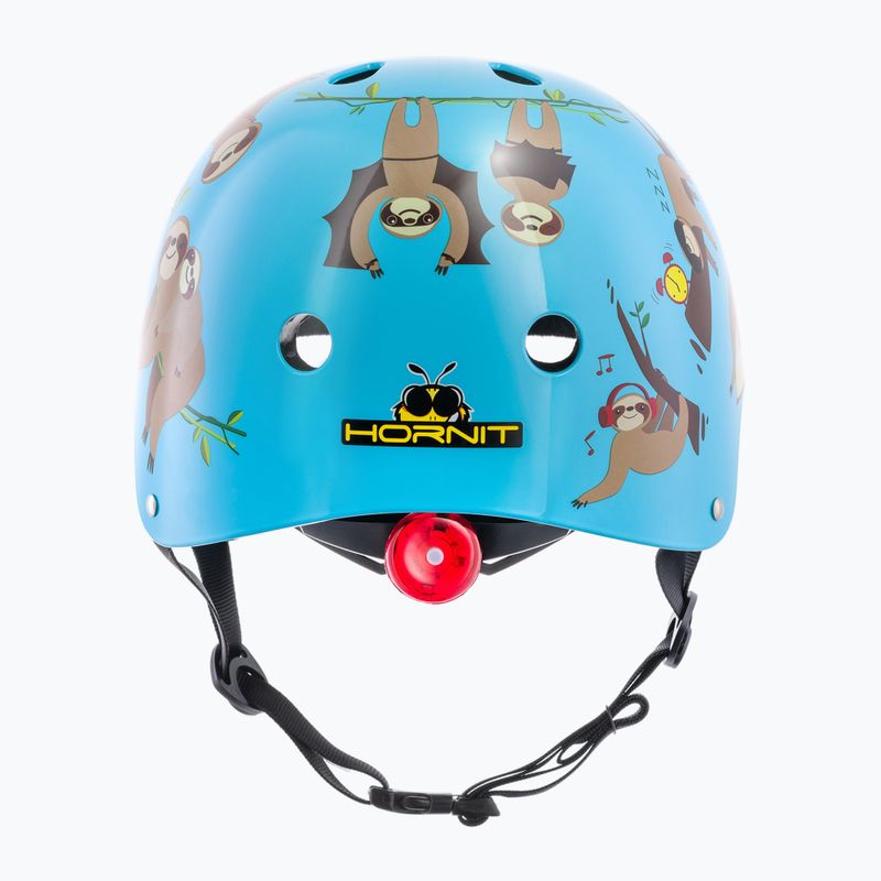 Casco da bici per bambini Hornit Sloth blu/marrone 3
