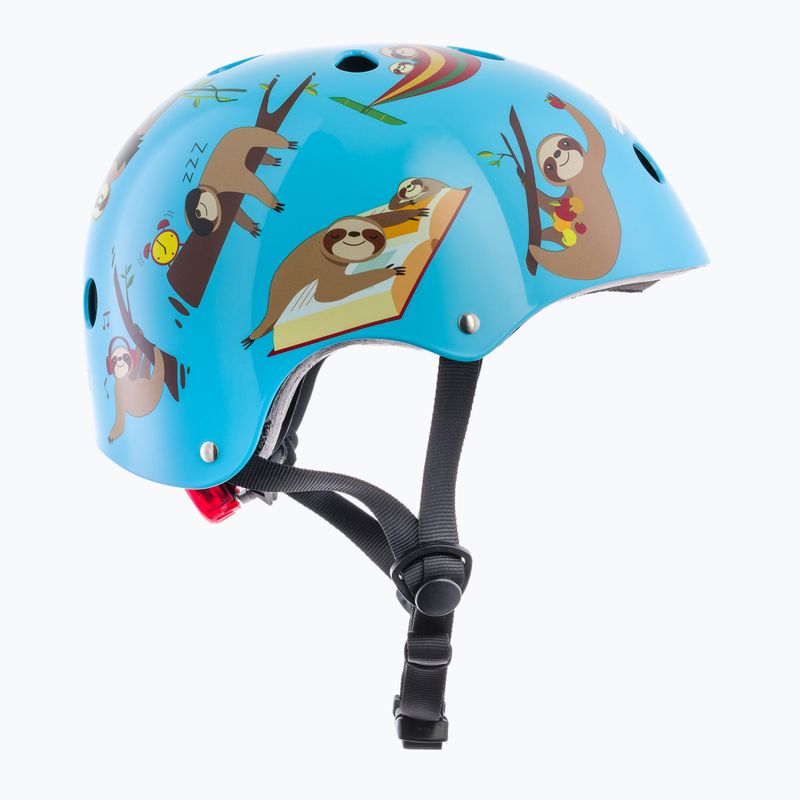 Casco da bici per bambini Hornit Sloth blu/marrone 4