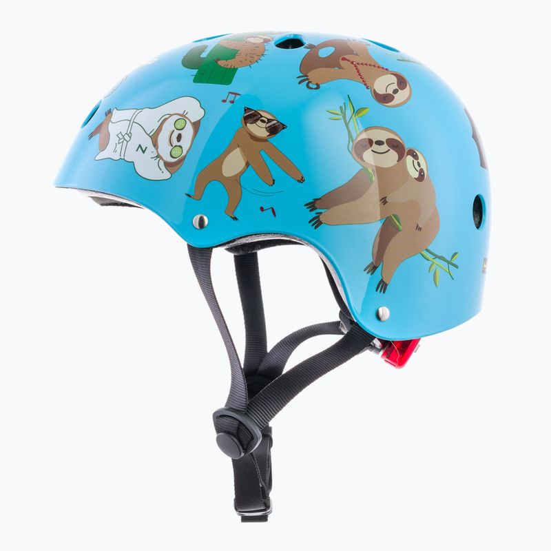 Casco da bici per bambini Hornit Sloth blu/marrone 5