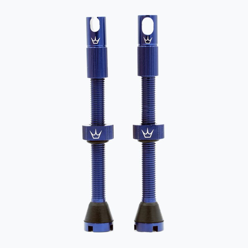 Peaty's X Chris King MK2 Valvole Presta Tubeless Set 60 mm navy