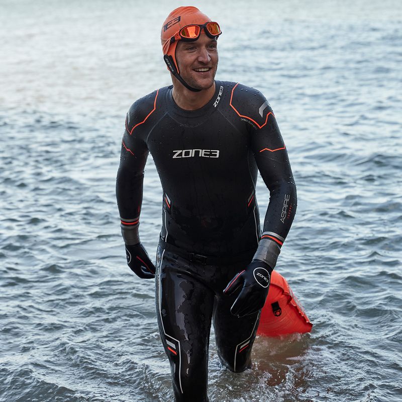 Occhiali da nuoto ZONE3 Vapour fotocromatici/nero/arancione hi-vis 6