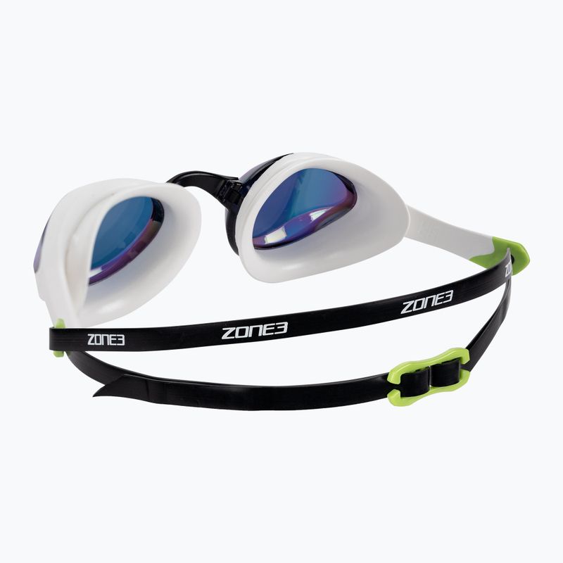 Occhialini da nuoto ZONE3 Volare Streamline Racing white/lime 4