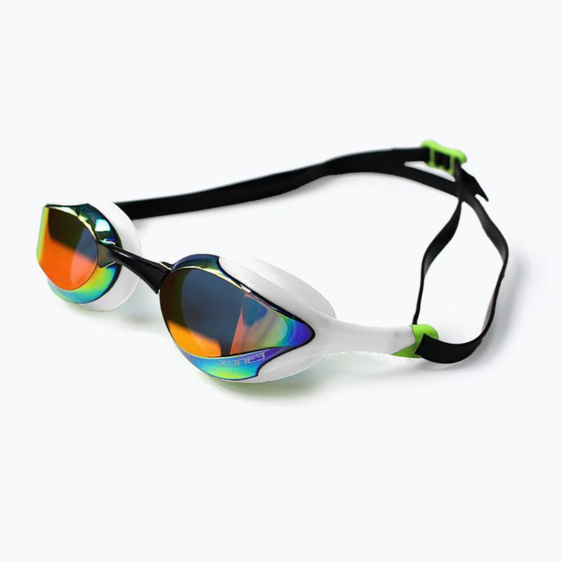 Occhialini da nuoto ZONE3 Volare Streamline Racing white/lime 6