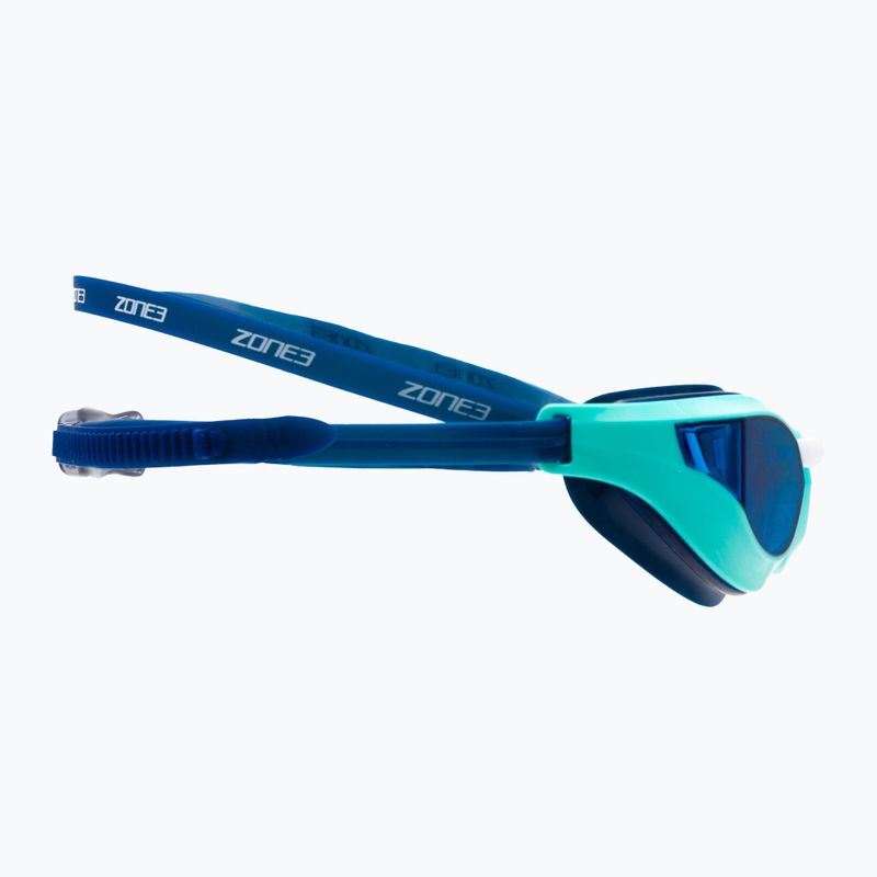 Occhiali da nuoto ZONE3 Viper Speed Streamline Smoke navy/turchese/blu 3