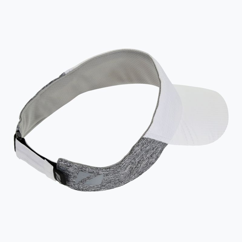 ZONE3 Lightweight Race Visor bianco/marmo carbone/argento riflettente visiera da corsa 2