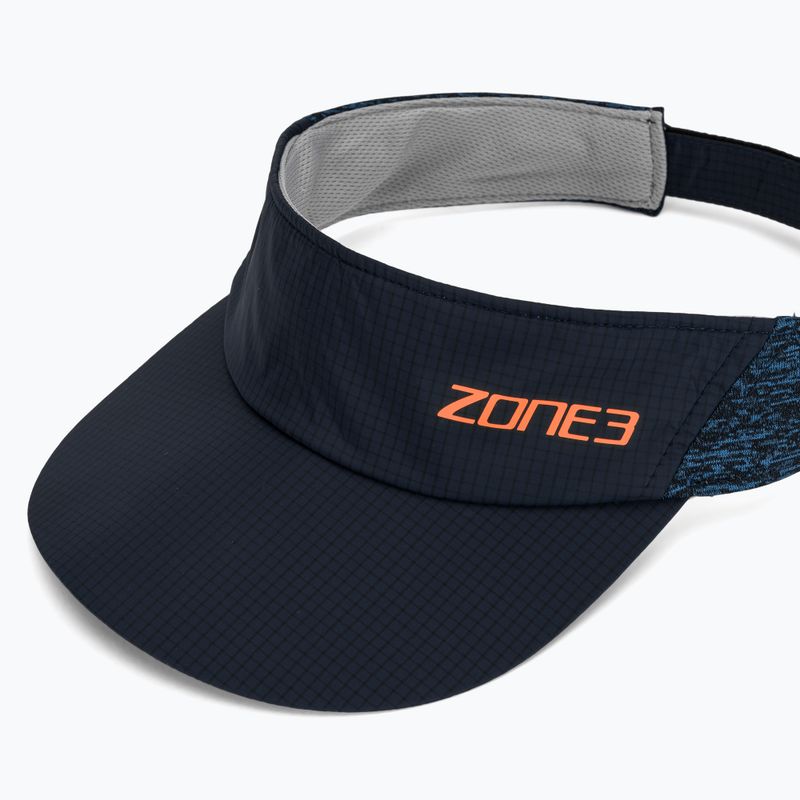 ZONE3 Lightweight Race Visor visiera da corsa navy/blu marl/argento riflettente 3