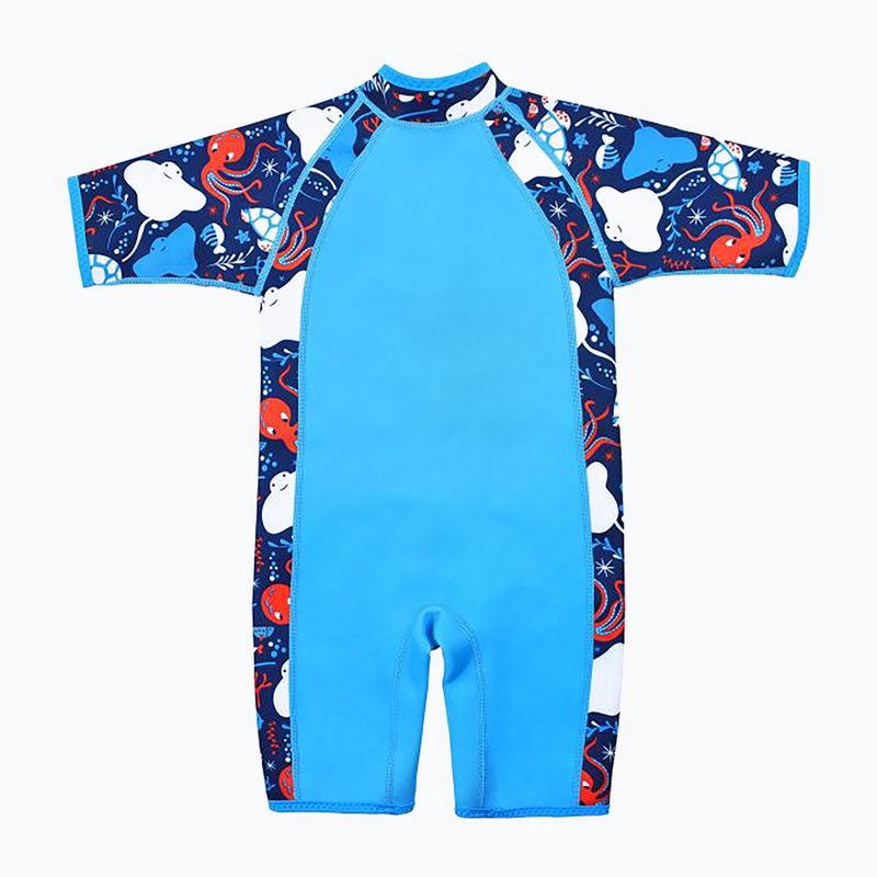 Schiuma da nuoto per bambini Splash About Shortie Sea World blu navy/blu 2