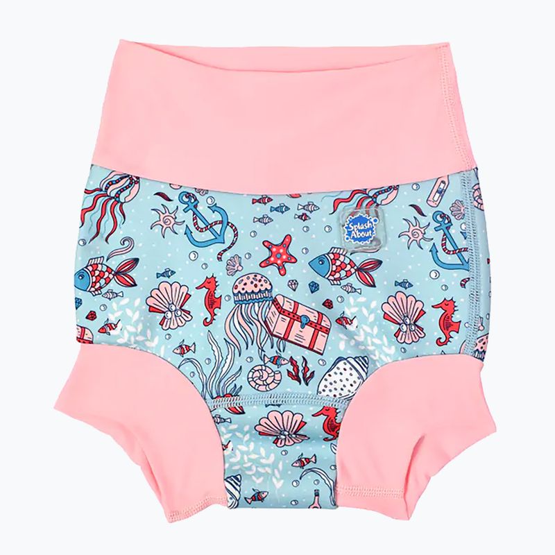 Splash About Happy Nappy Hidden Treasure pannolino da bagno blu/rosa