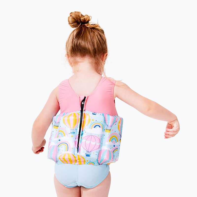 Costume da bagno per bambini Splash About Balloons rosa 4