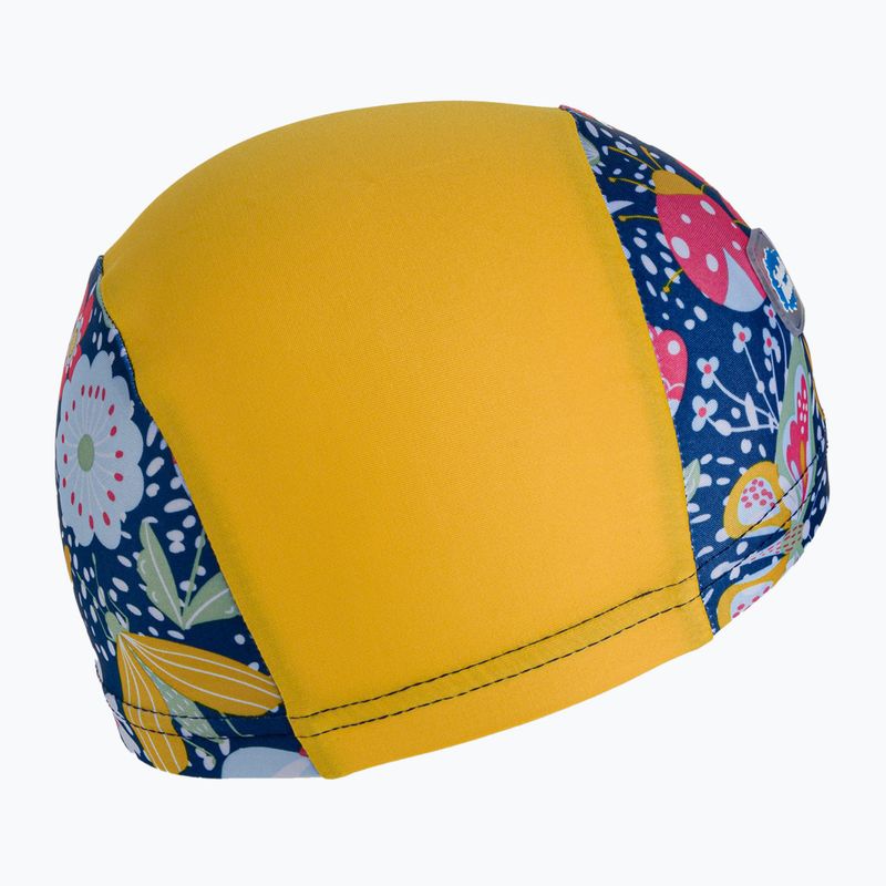 Cuffia da bagno per bambini Splash About Arka Meadow blu navy/giallo 2