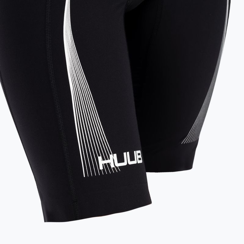 Tuta da triathlon da donna HUUB Anemoi Aero Tri Suit nero/bianco/rosa 6