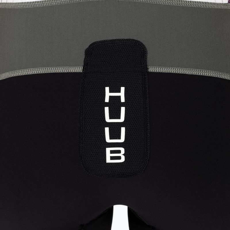 Tuta da triathlon da donna HUUB Anemoi Aero Tri Suit nero/bianco/rosa 7