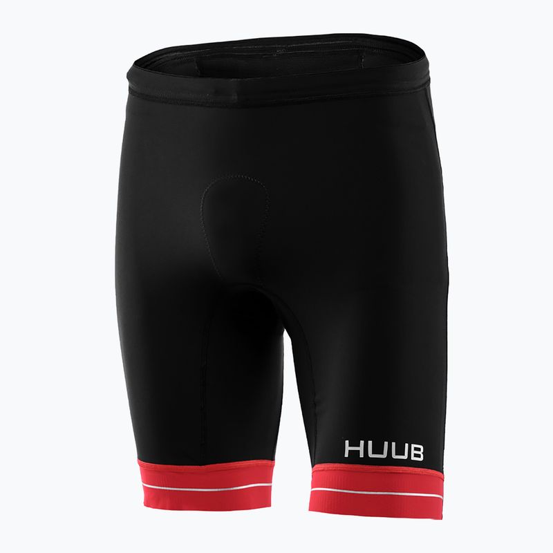 HUUB Pantaloncini da triathlon da uomo Race Tri Short nero/rosso 2