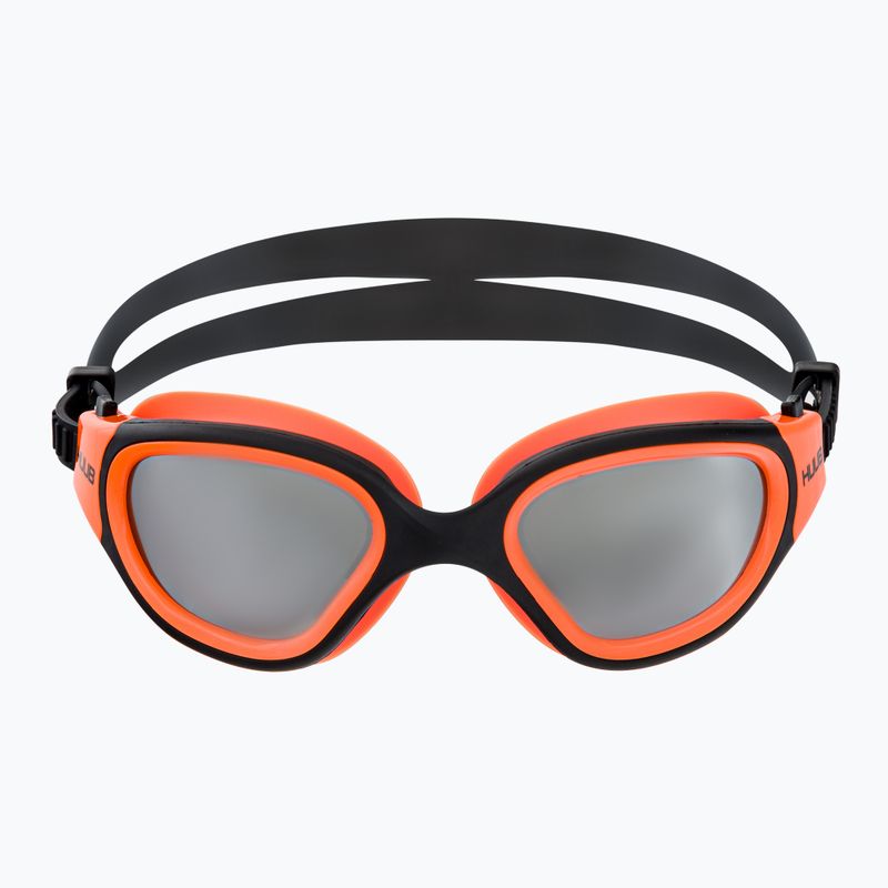 Occhiali da nuoto HUUB Aphotic Polarised & Mirror arancione polarizzato 2
