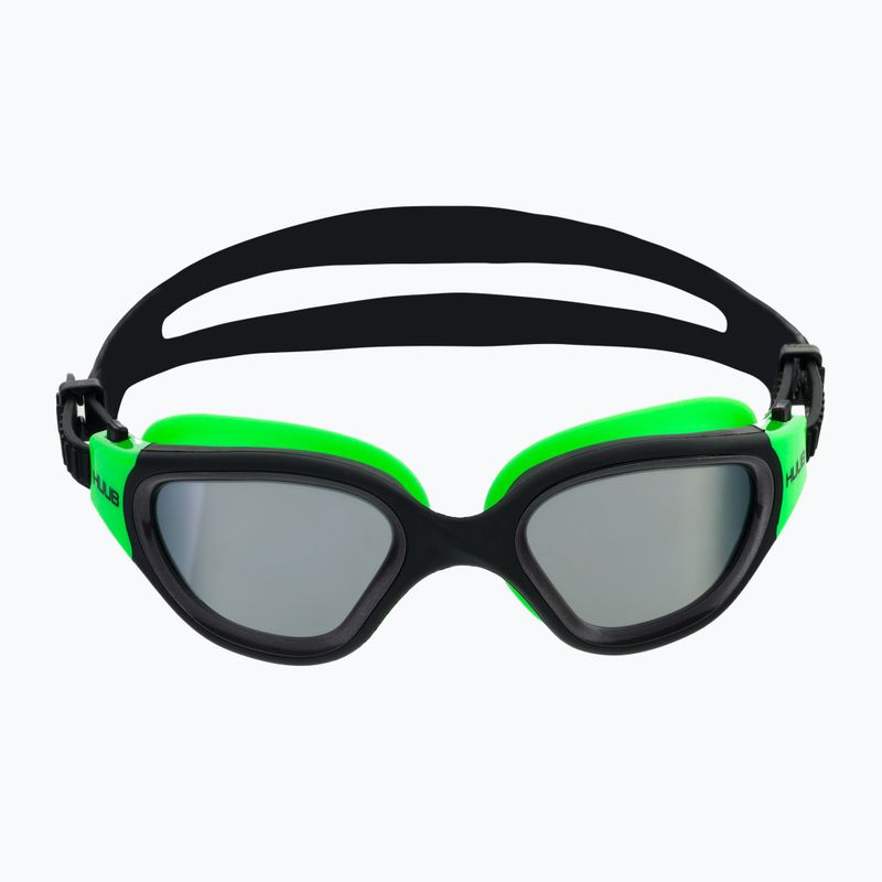 Occhiali da nuoto HUUB Aphotic Polarised & Mirror green polarised 2