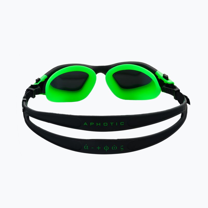 Occhiali da nuoto HUUB Aphotic Polarised & Mirror green polarised 5