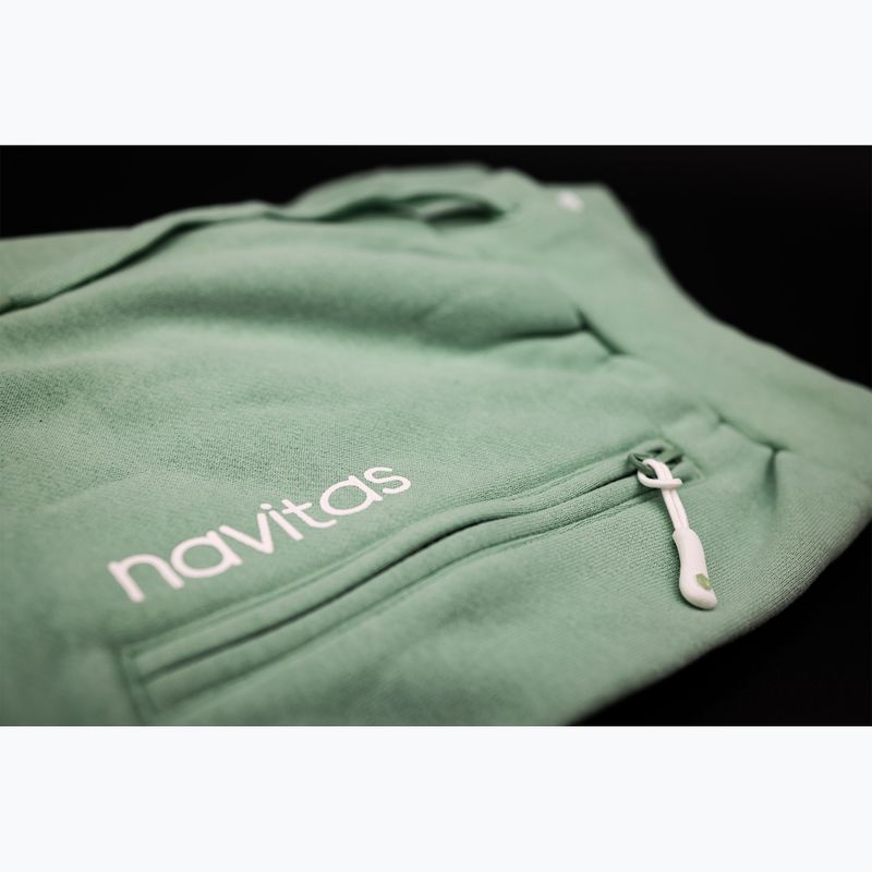 Pantaloni da donna Navitas Jogger verde chiaro 6