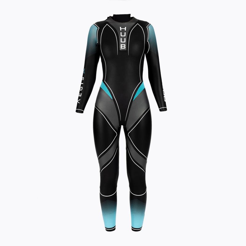 Schiuma da triathlon da donna HUUB Aegis X 3:3 nero/teal