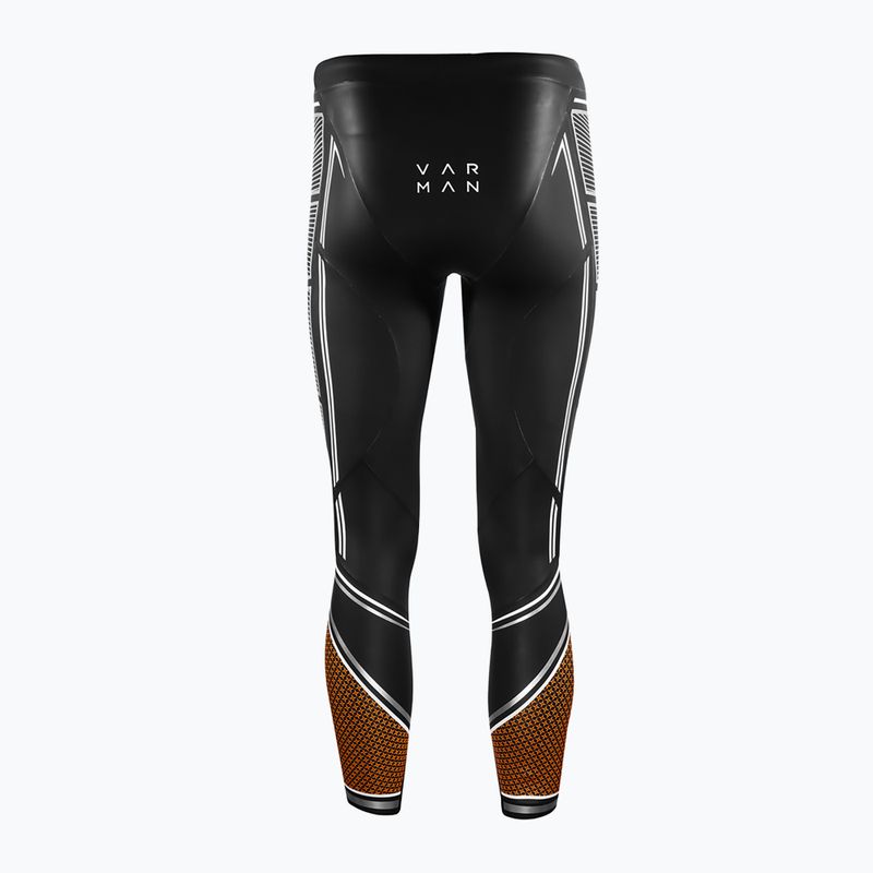 HUUB Pantaloni in neoprene Varman Kickpant nero/arancio/grigio 2