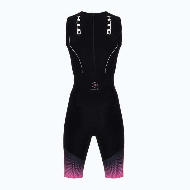 Costume da triathlon da donna HUUB Aura Swimsuit nero/viola 2