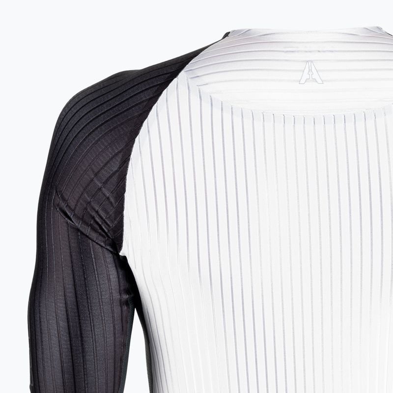 HUUB Tuta da triathlon da uomo Anemoi Aero + Bonded nero/bianco 5