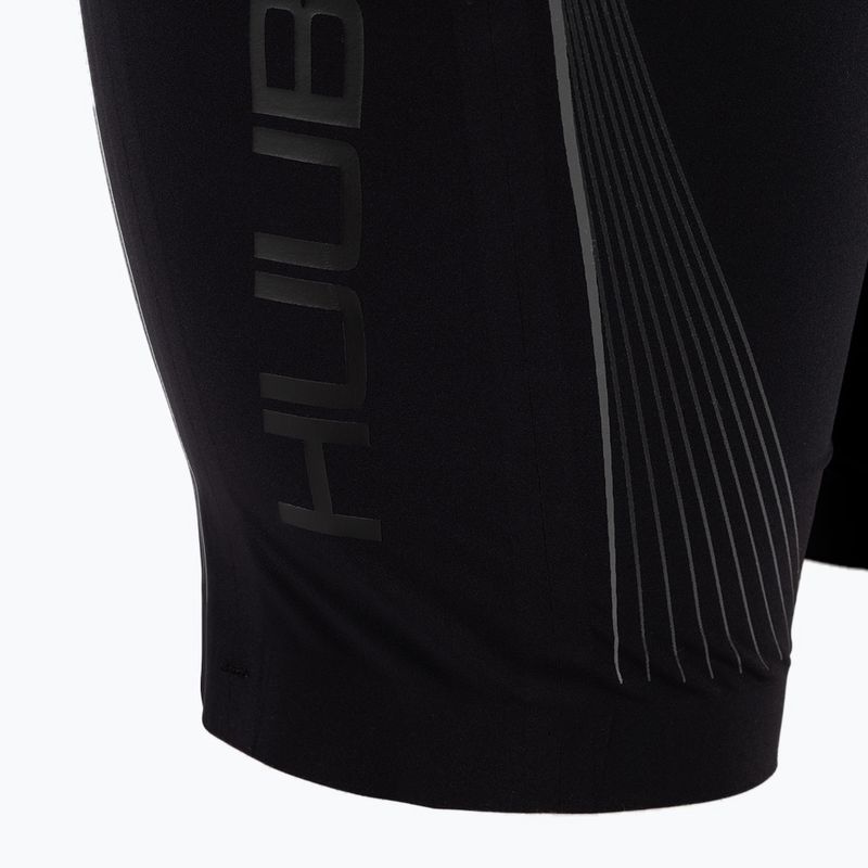 HUUB Tuta da triathlon da uomo Anemoi Aero + Bonded nero/bianco 7