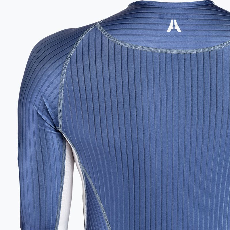HUUB Tuta da triathlon da uomo Anemoi Aero + Flatlock nero/acqua 5