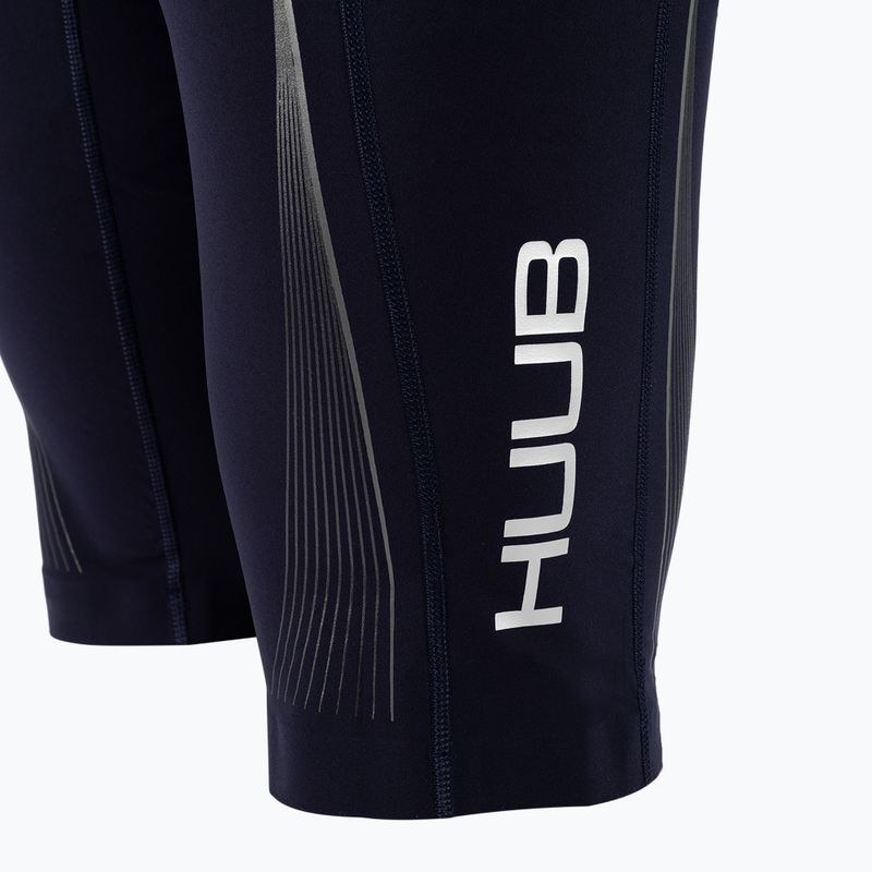HUUB Tuta da triathlon da uomo Anemoi Aero + Flatlock nero/acqua 7