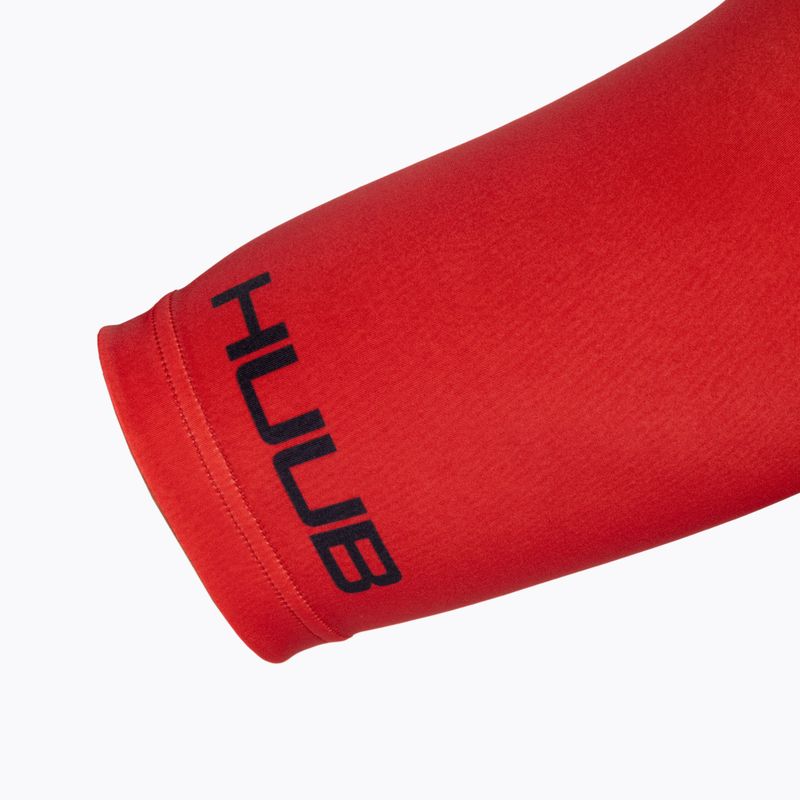 Tuta da triathlon lunga da uomo HUUB Commit rosso/nero 7