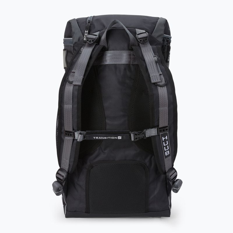 HUUB Transition II Zaino da triathlon 40 l nero/grigio/bianco 3