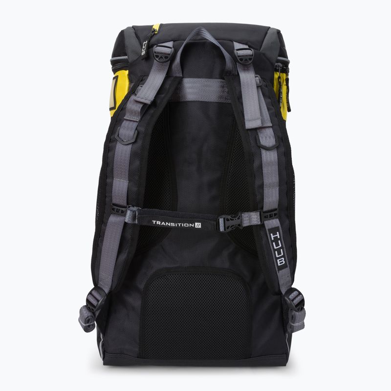 HUUB Transition II Zaino da triathlon 40 l giallo fluorescente 3