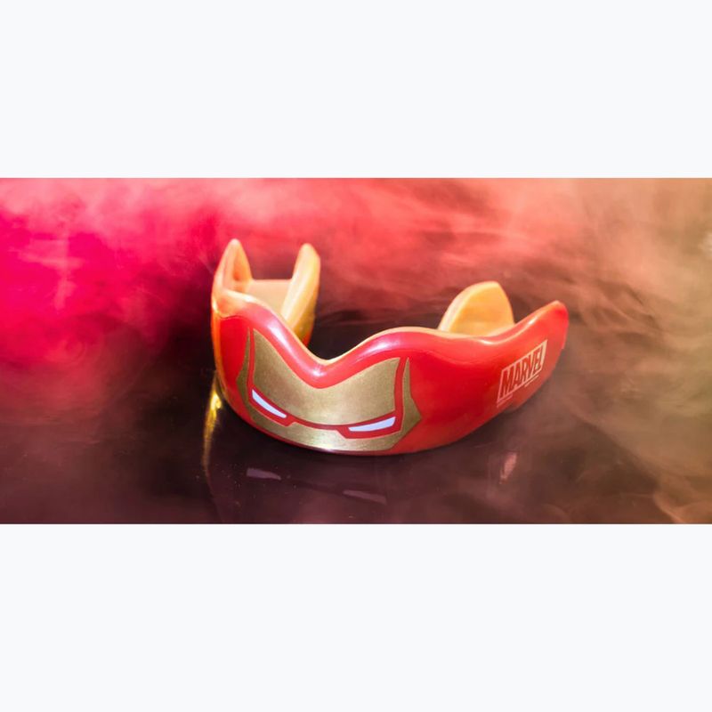 SAFEJAWZ proteggi-mascella per bambini Marvel Iron Man rosso 4