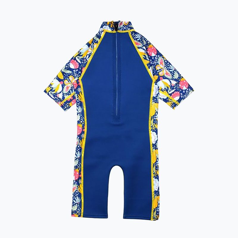 Schiuma da nuoto per bambini Splash About Combie UV Meadow blu navy/giallo 2